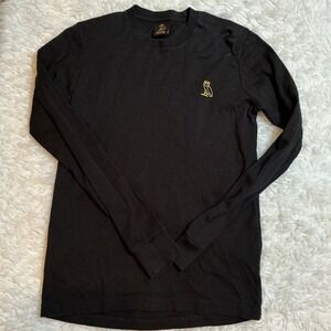 OVO October‎ Very Own Owl Logo Long Sleeve T Shirt Black Sz xs Made in Canada